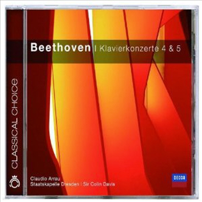 亥: ǾƳ ְ 4, 5 'Ȳ' (Beethoven: Piano Concerto No.4 & 5 'Emperor')(CD) - Claudio Arrau