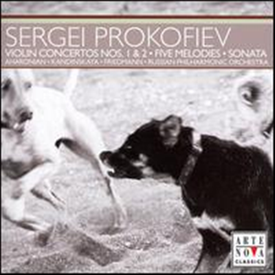 ǿ: ̿ø ְ 1, 2, ټ  ε, ҳŸ (Prokofiev: Violin Concertos Nos.1 & 2, Five Melodies, Sonata) - Rouben Aharonian