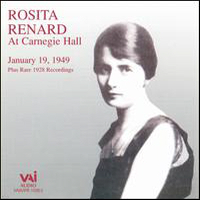 νŸ  - īױ  (Rosita Renard at Carnegie Hall, 1. 19. 1949) (2CD) - Rosita Renard