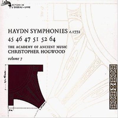 ̵:  45-47, 51, 52, 64 (Haydn: Die Sinfonien Vol.7) (3CD Boxset) - Christopher Hogwood