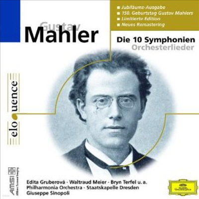 :  1-9, 10 - ƴ,   (Mahler: Die Symphonien, Orchesterlieder) (12CD Boxset) - Giuseppe Sinopoli