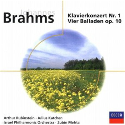 : ǾƳ ְ 1, ߶ (Brahms: Piano Concerto No.1 Op.15, Ballade No.1-4)(CD) - Artur Rubinstein