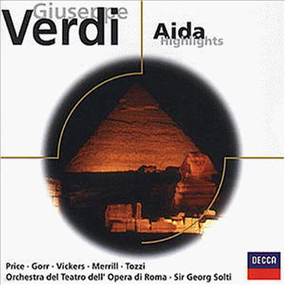 : ̴ - ̶Ʈ (Verdi: Aida - Highlights)(CD) - Georg Solti