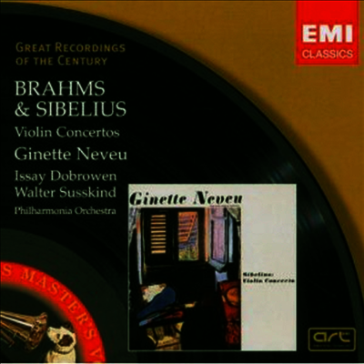 브람스, 시벨리우스: 바이올린 협주곡 (Brahms, Sibelius: Violin Concertos) - Ginette Neveu