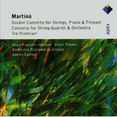 마르티누: 이중 협주곡, 현악 사중주와 관현악 협주곡 (Martinu: Double Concerto, Concerto for String Quartet & Orchestra) - Jean-Francois Heisser