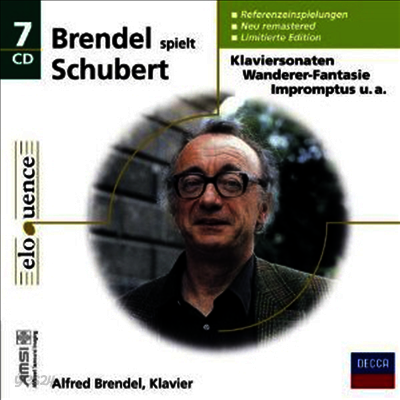 브렌델 - 슈베르트 피아노 작품집 (Brendel spielt Schubert - Klaviersonaten, Wanderer-Fantasie, Impromptus) (7CD Boxset) - Alfred Brendel