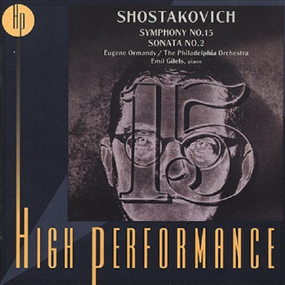 Ÿںġ :  15, ǾƳ ҳŸ 2 (Shostakovich : Symphony No.15 Op.141, Piano Sonata No.2 Op.64)(CD) - Eugene Ormandy