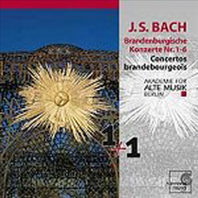 바흐: 브란덴부르크 협주곡 1-6번 (Bach: Brandenburg Concerto BWV1046-1051) (2CD) - Academy For Ancient Music Berlin