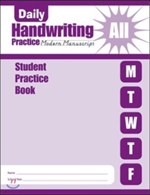 Daily Handwriting : Practice Modern Manuscript S/B
