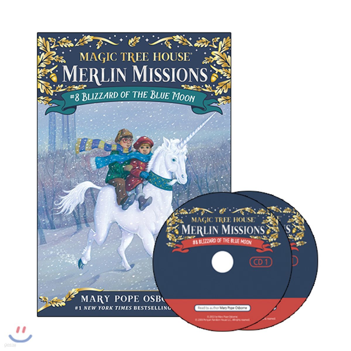 Merlin Mission #8 : Blizzard of the Blue Moon (Book + CD)