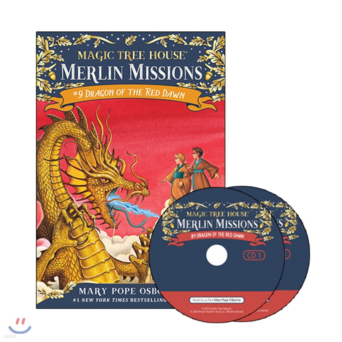 Merlin Mission #9 : Dragon of the Red Dawn (Book + CD)