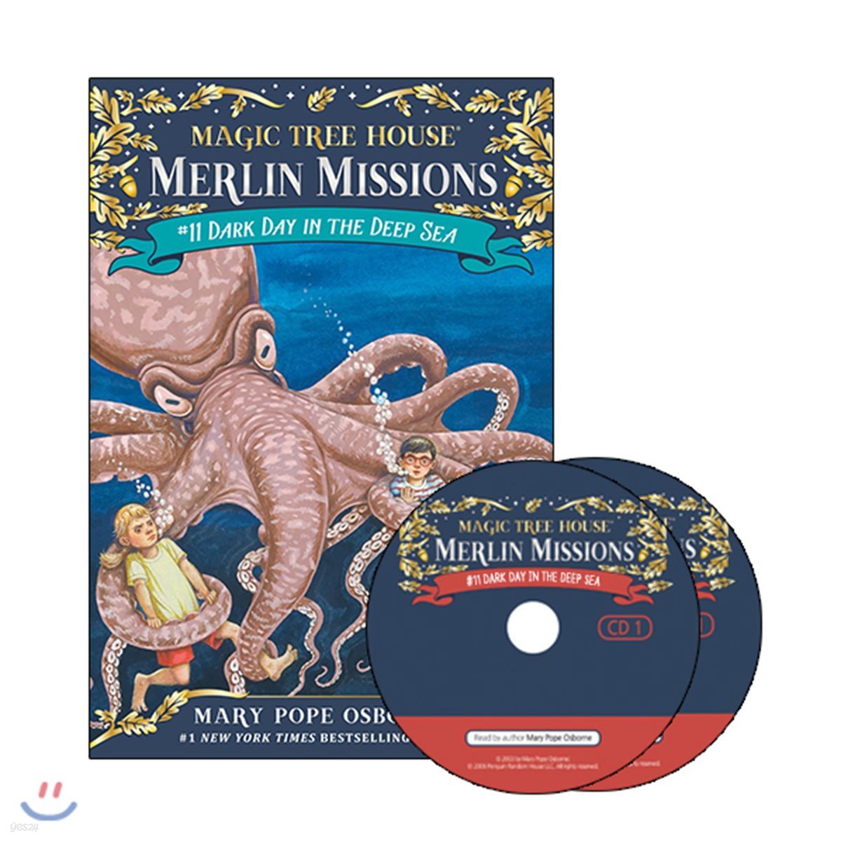 Merlin Mission #11 : Dark Day in the Deep Sea (Book + CD)