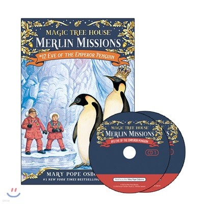 Merlin Mission #12 : Eve of the Emperor Penguin (Book + CD)