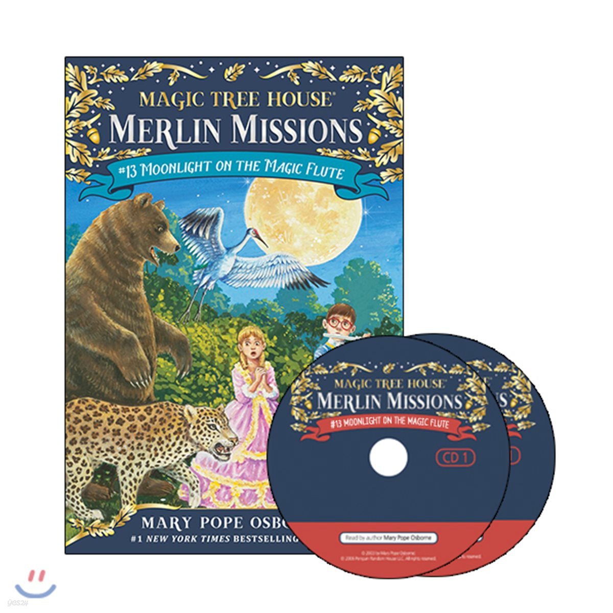 Merlin Mission #13 : Moonlight on the Magic Flute (Book + CD)