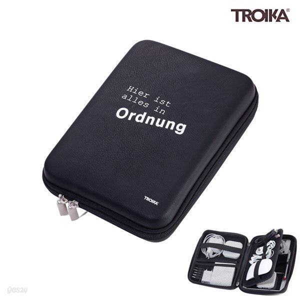 [TROIKA] ALLES IN ORDNUNG 멀티파우치 블랙/실버 (CBO10/BS)