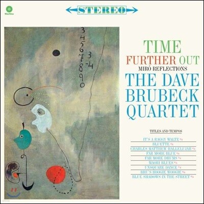 Paul Desmond, Eugene Wright, Joe Morello — Dave Brubeck Quartet (데이브 브루벡 쿼텟) - Time Further Out: Miro Reflections 앨범 커버