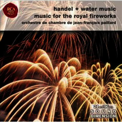 헨델 : 왕궁의 불꽃놀이, 수상음악 (Handel : Music For The Roayl Fireworks, Water Music)(CD) - Jean-Francois Paillard