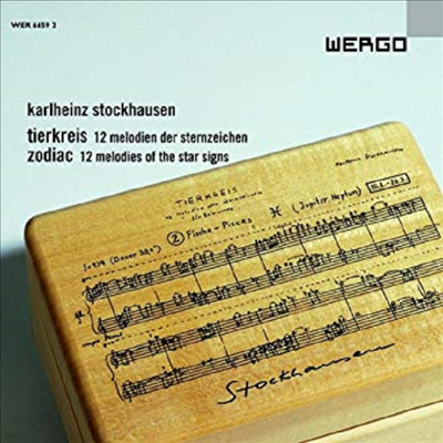 Ͽ :  Ǳ  ڽ   (Stockhausen : Tierkreis - Zodiac)(CD) - Wolfgang Fernow