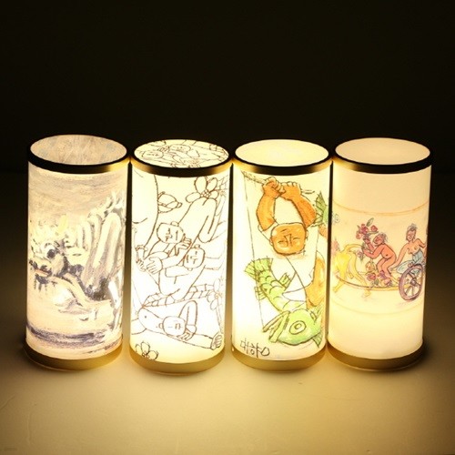 이중섭그림 아트램프(art lamp)/led램프/흰소/취...