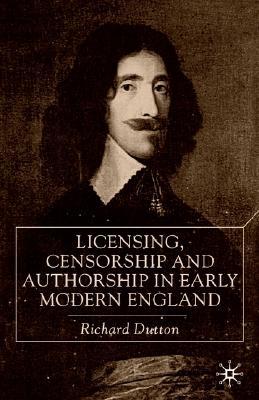 Licensing, Censorship and Authorship in Early Modern England: Buggeswords