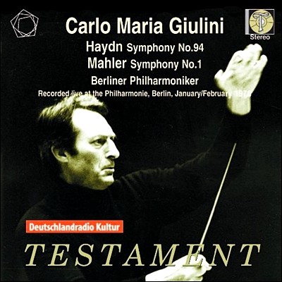 Carlo Maria Giulini ̵ :  94  /  :  1 (Haydn : Symphony No.94 / Mahler : Symphony No.1) ٸ