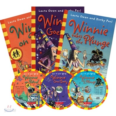[Winnie the Witch] 마녀 위치 챕터북 3종 세트 (Paperback + CD)