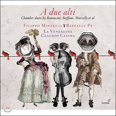 Filippo Mineccia / Raffaele Pe ġ / Ĵ / ÿ / : ǳ 2â ǰ (A Due Alti - Chamber Duets by Bononcini, Steffani, Marcello & Handel)