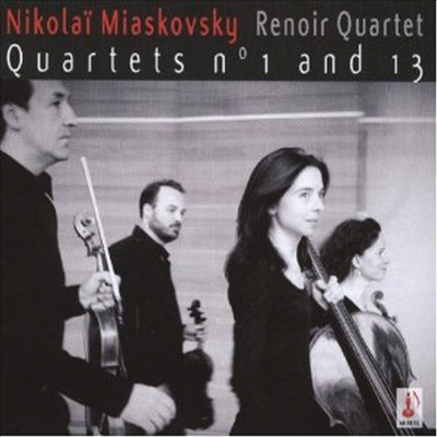 ̾ƽŰ :   1 & 13 (Miaskovsky: String Quartets 1 & 13)(CD) - Renoir Quartet