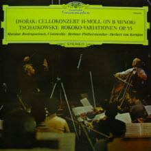 [LP] Mstislaw Rostropovitsch, Herbert von Karajan - Dvorak, Tschaikowsky: Cello Concerto (selrg764)