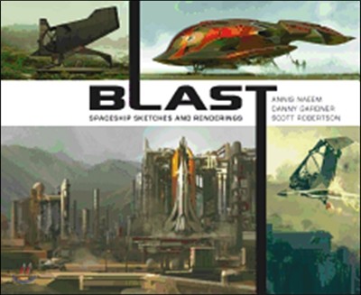 Blast: Spaceship Sketches and Renderings