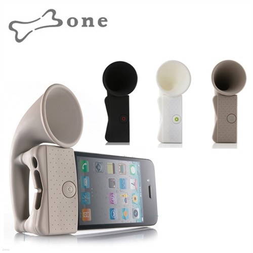 본컬렉션 iphone4 거치대 겸 증폭 스피커 HORN STAND (실리콘 / 친환경소재 / 충전하면서 사용가능 / 물세척 / 방진,먼지흡착 방지 코팅)