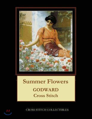 Summer Flowers: J.W. Godward Cross Stitch Pattern