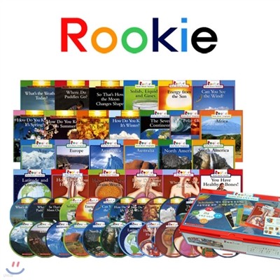 Rookie Non-Fiction Series Book & CD 25 Set (Paperback(25) + Audio CD(25))