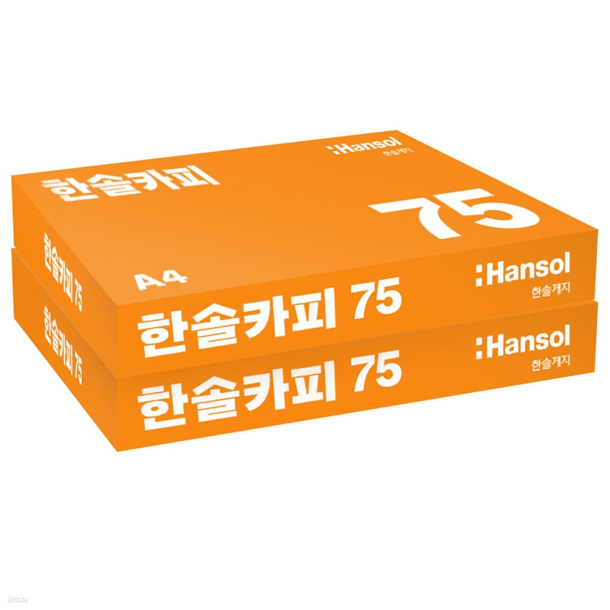 한솔 A4 복사용지(A4용지) 75g 1000매(500매 2권)