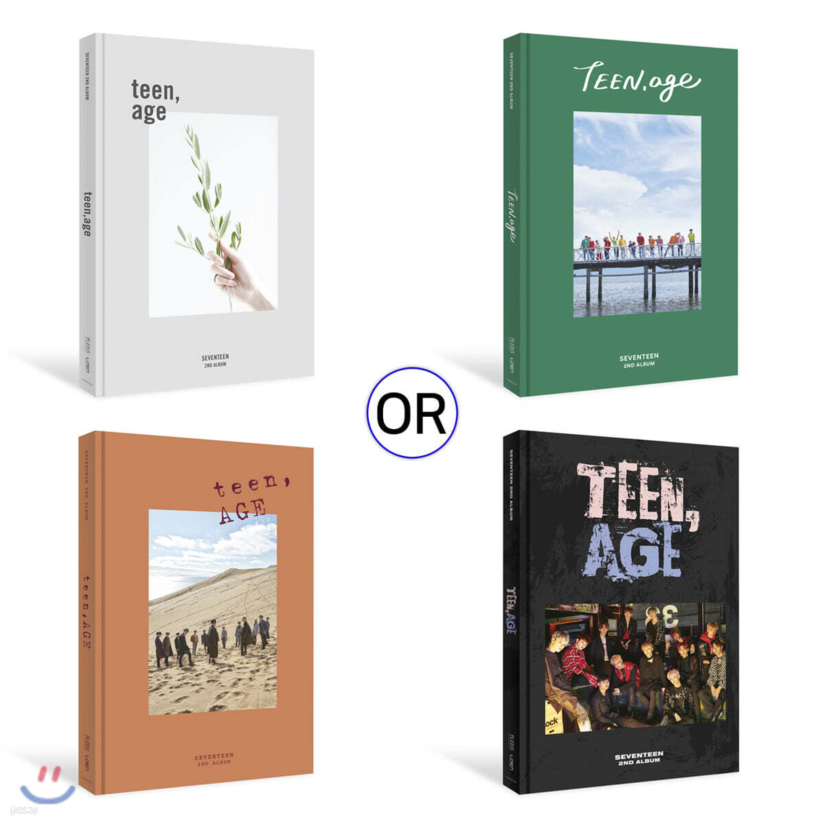 세븐틴 (Seventeen) 2집 - Teen, Age (White/Green/Orange/RS ver. 중 랜덤발송)