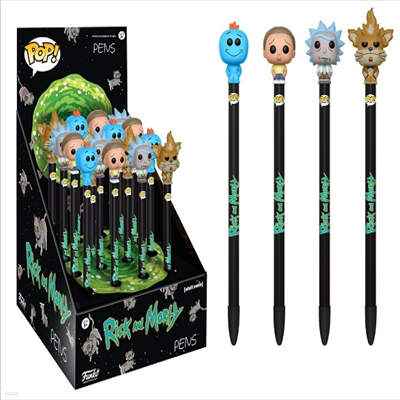 Funko - ()Funko Pen Topper: Rick & Morty 16pc (One Figure Per Purchase)(Random)(  Ƽ)