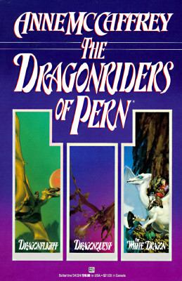 The Dragonriders of Pern: Dragonflight, Dragonquest, the White Dragon