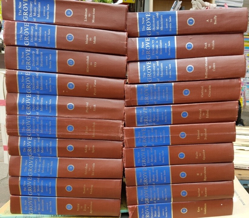 중고샵] The New Grove Dictionary of Music and Musicians [20