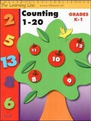 Learning Line: Counting 1-20, Kindergarten - Grade 1 Workbook