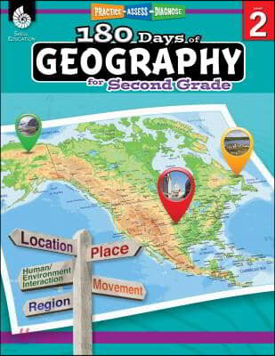 180 Days of Geography for Second Grade: Practice, Assess, Diagnose