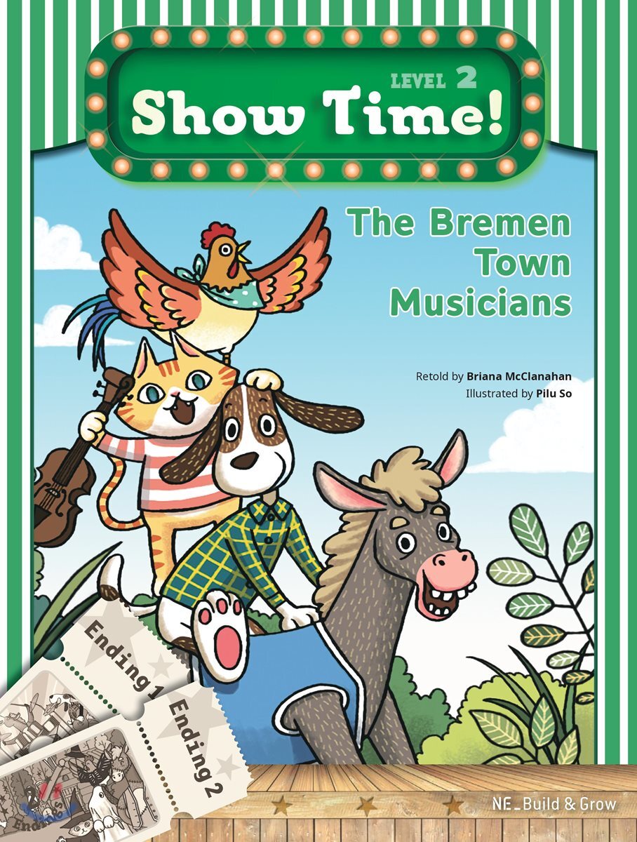 BuildGrow(능률교육)  Show Time Level 2-7 : The Bremen Town Musicians (SET) (Show Time )