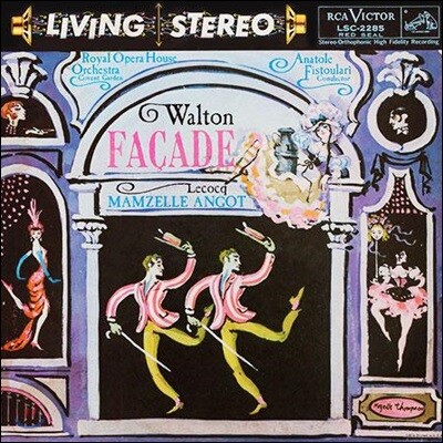 Anatole Fistoulari — Anatole Fistoulari 월튼: 파사드 / 샤를 르코크: 발레 `망고 부인의 딸` (Walton: Facade / Lecocq: Mamzelle Angot) 앨범 커버