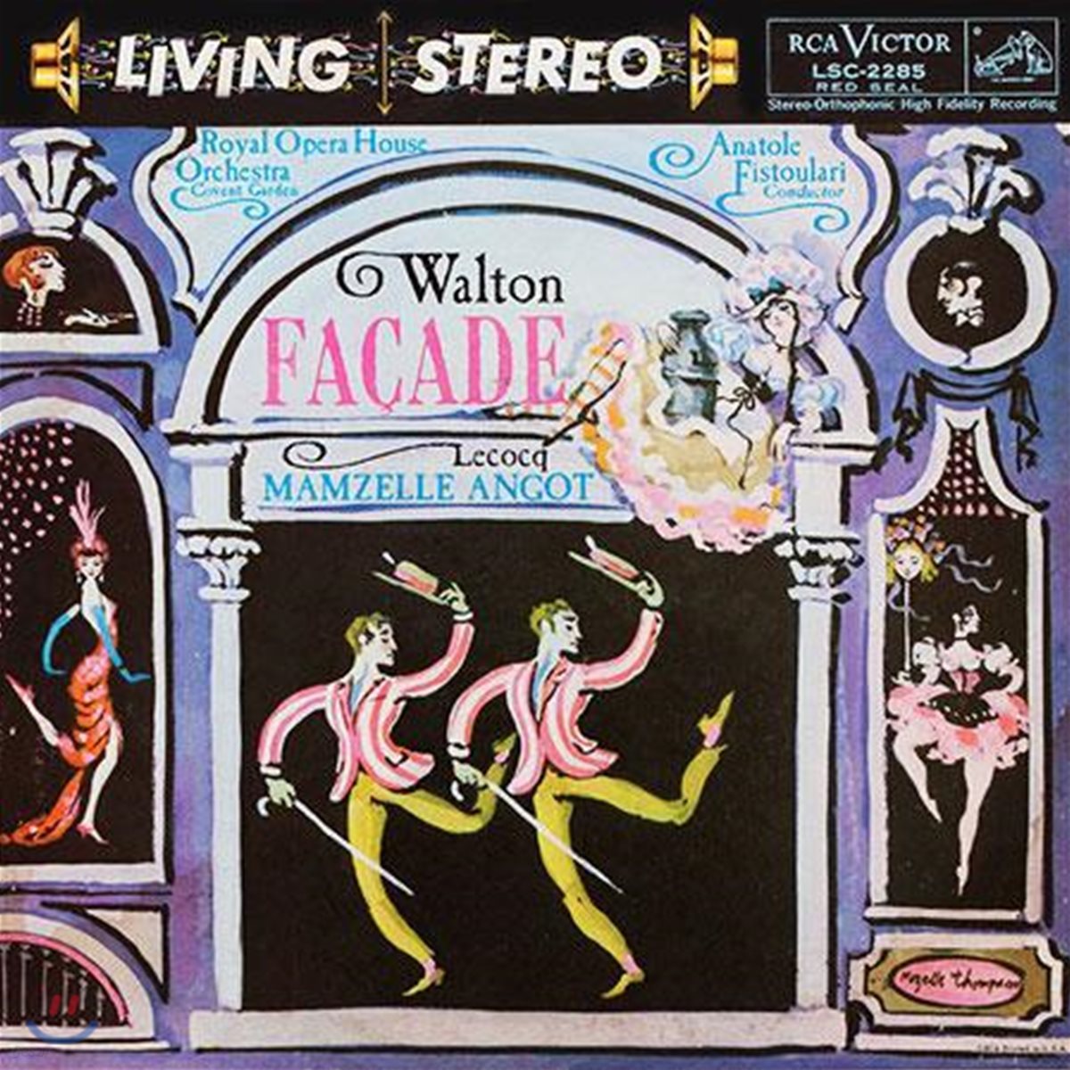 Anatole Fistoulari 월튼: 파사드 / 샤를 르코크: 발레 `망고 부인의 딸` (Walton: Facade / Lecocq: Mamzelle Angot) [LP]