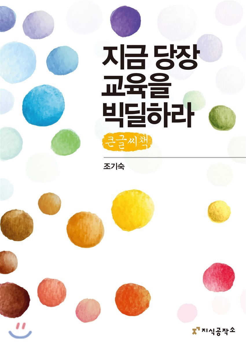 지식공작소  지금 당장 교육을 빅딜하라 (큰글씨책)