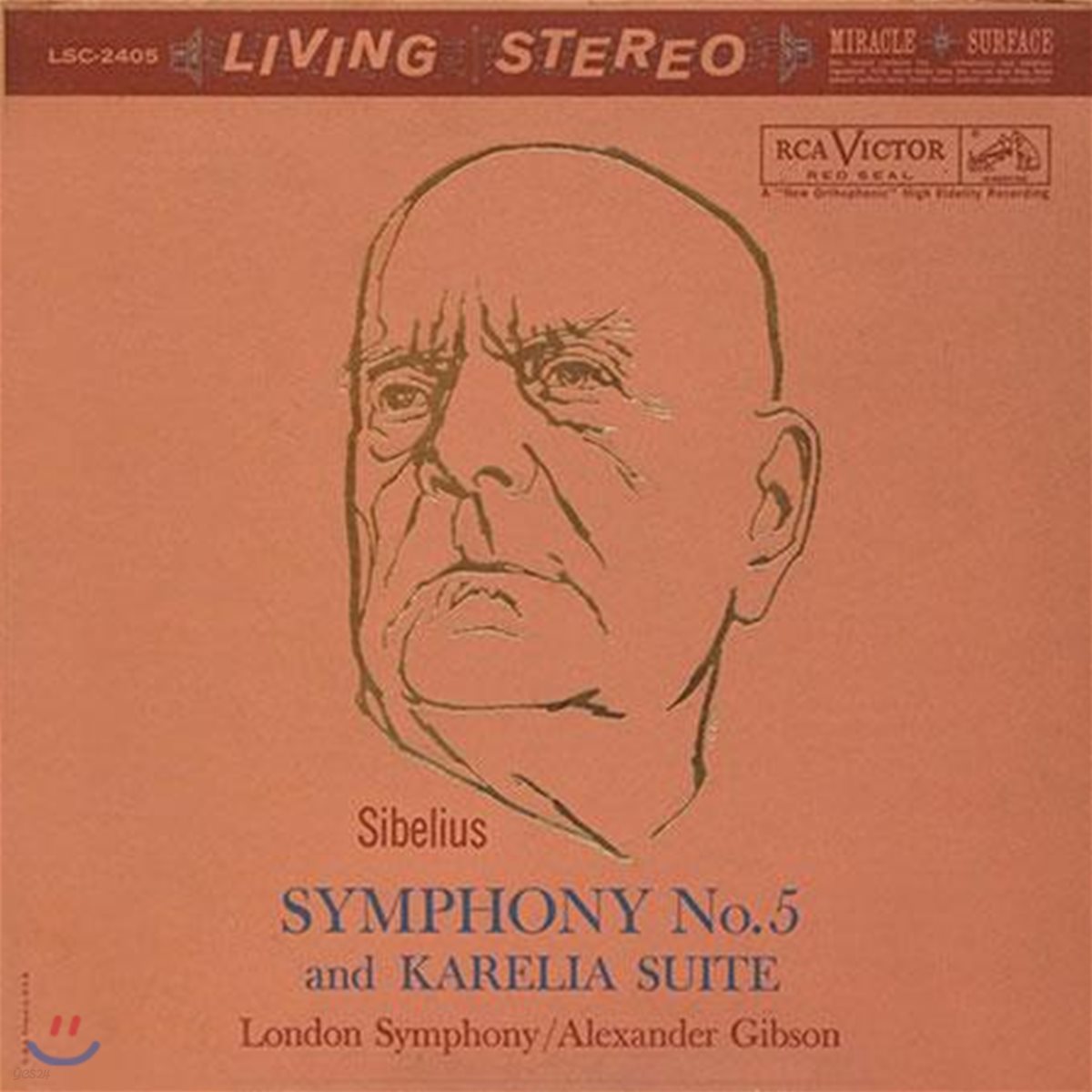 Alexander Gibson 시벨리우스: 교향곡 5번, 카렐리아 모음곡 (Sibelius: Symphony No.5, Karelia Suite) [LP]