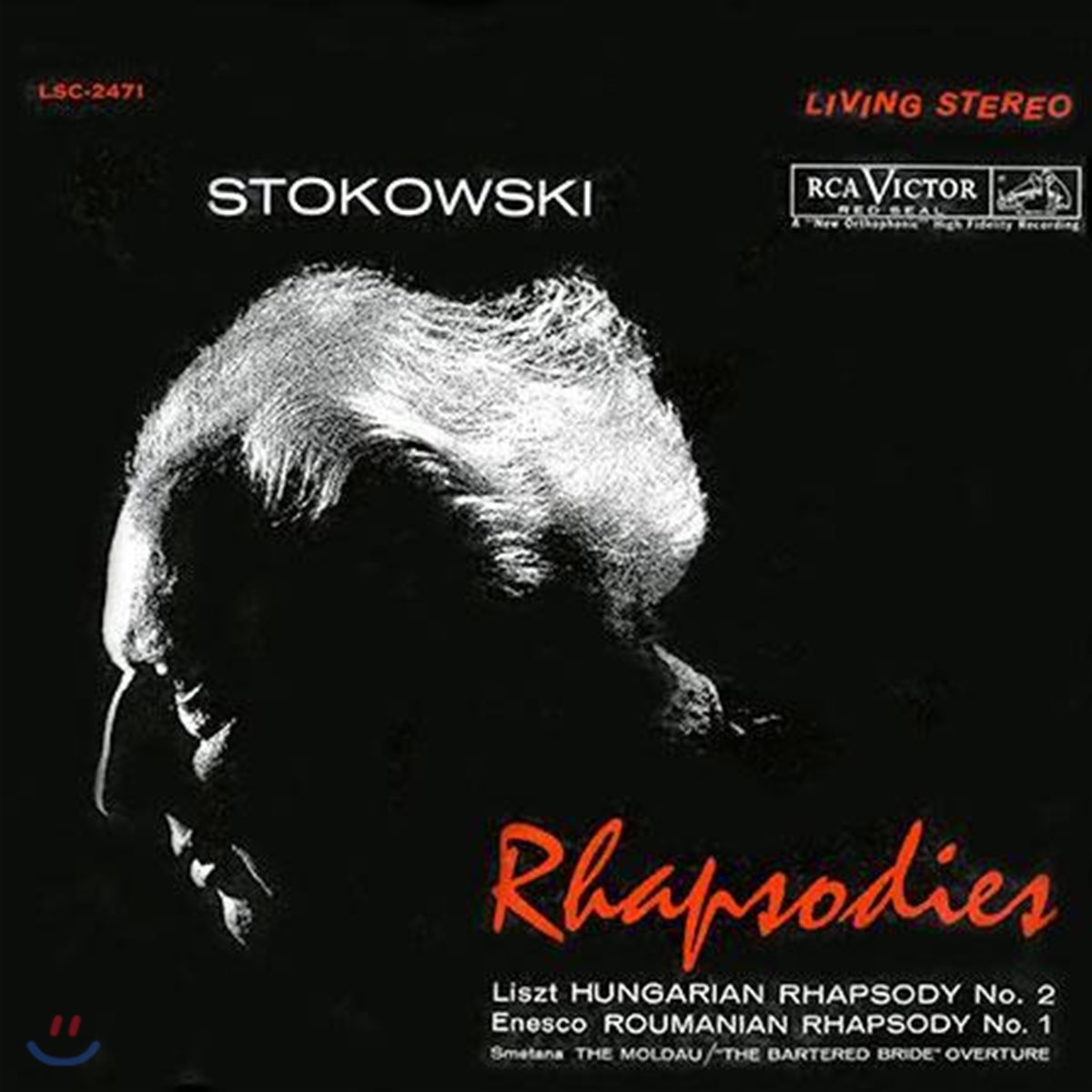 Leopold Stokowski 랩소디 - 리스트: 헝가리안 랩소디 2번 / 에네스쿠: 루마니아 랩소디 (Rhapsodies - Liszt / Enesco / Smetana) [LP]