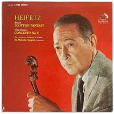 Jascha Heifetz,Malcolm Sargent — 브루흐: 스코틀랜드 환상곡 & 비외탕: 바이올린 협주곡 5번 (Buch: Scottish Fantasy & Vieuxtemps: Violin Concerto No.5) - Jascha Heifetz 앨범 커버