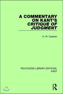 Commentary on Kant's Critique of Judgement