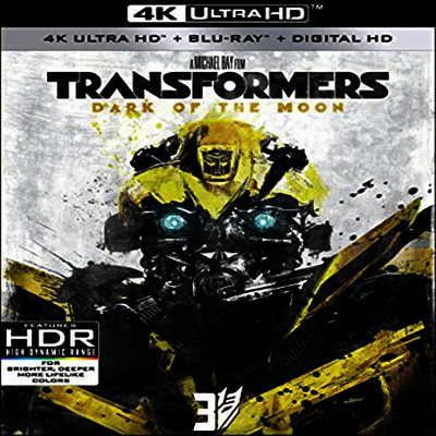 Transformers: Dark Of The Moon (트랜스포머 3) (2011) (한글무자막)(4K Ultra HD + Blu-ray + Digital HD)