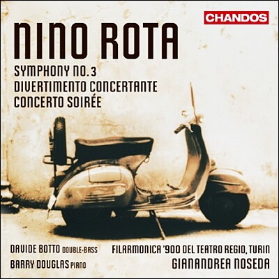 Davide Botto 니노 로타: 교향곡 3번, 저녁 협주곡, 디베르티멘토 콘체르탄테 (Nino Rota: Symphony, Concerto Soiree, Divertimento Concertante)